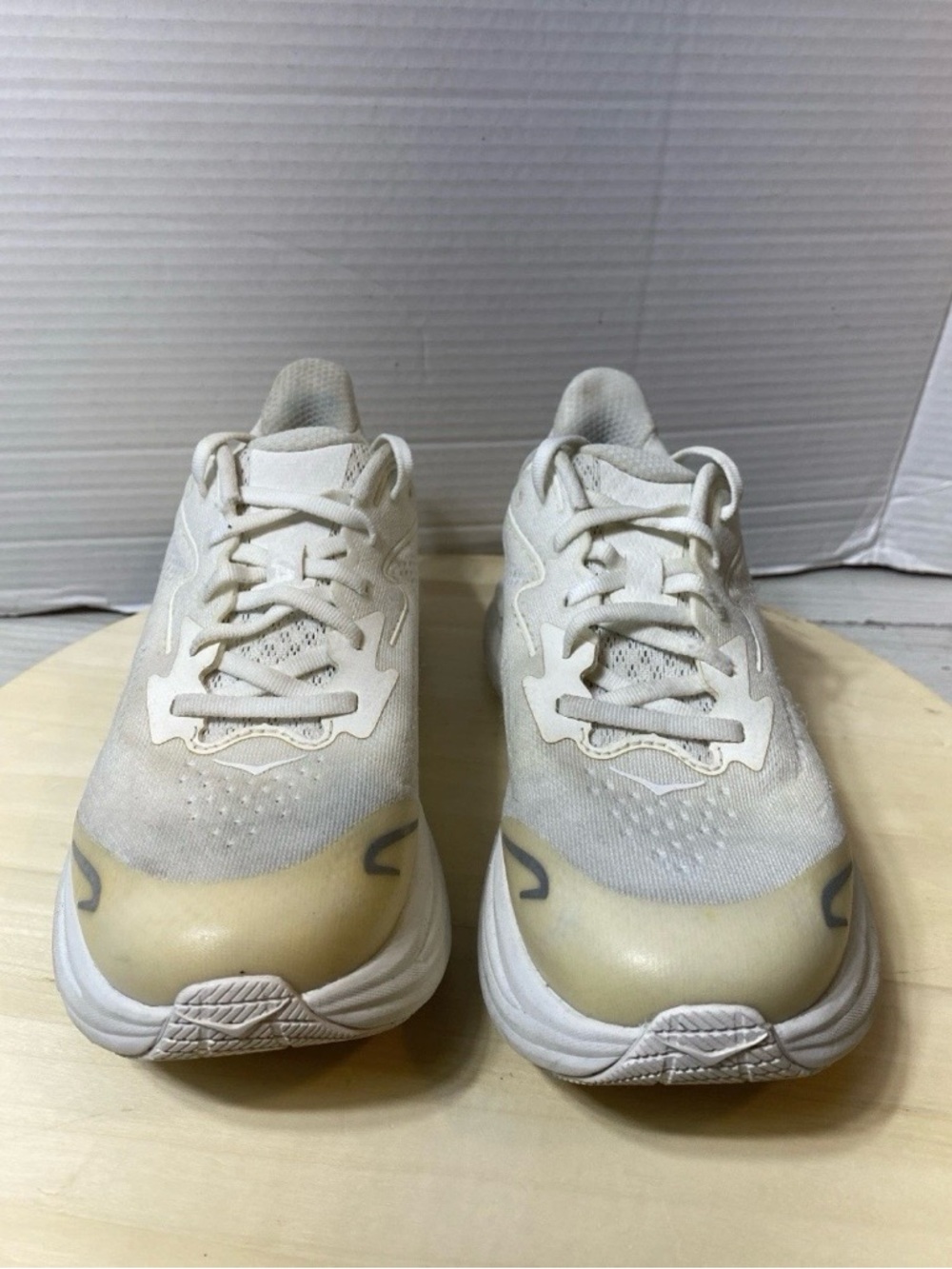 Hoka Clifton 10 Oatmeal Oat Milk Athletic Sneakers Men's Shoes Size 6MD - Picture 5 of 9